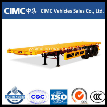 Reboque Cimc Flatbed Trailer Airbag Suspensão